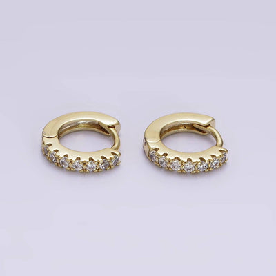 Mini Pave Huggie