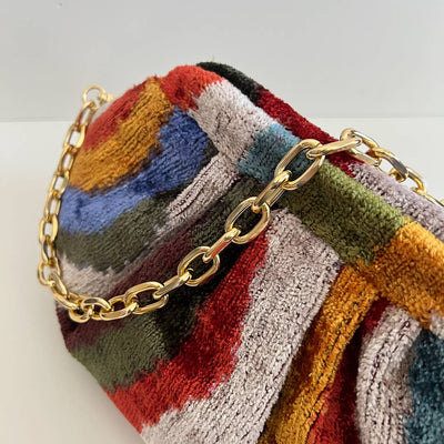 Rainbow Gradient Silk PinUp Bag | Wolf + Willa