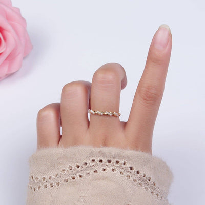 Pearl Croissant Ring