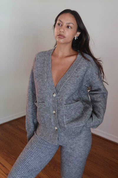Knit Cardigan & Leggings Set