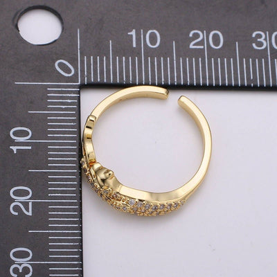 Adjustable Panther Loop Ring