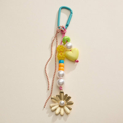 Gold Daisy Bag Charm