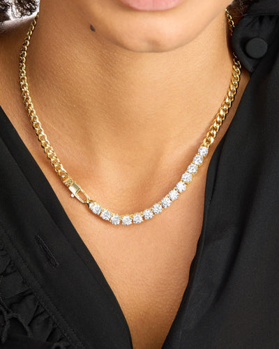 Baby Julian REALLY Loves Diamonds Necklace 18"