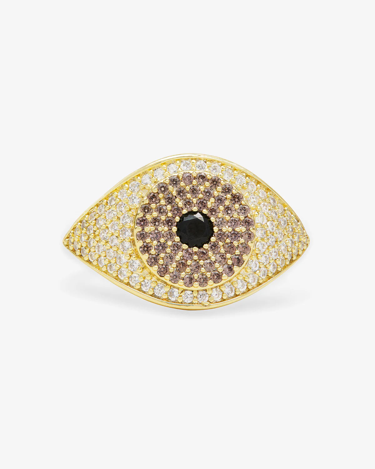 Black Evil Eye Ring | Melinda Maria