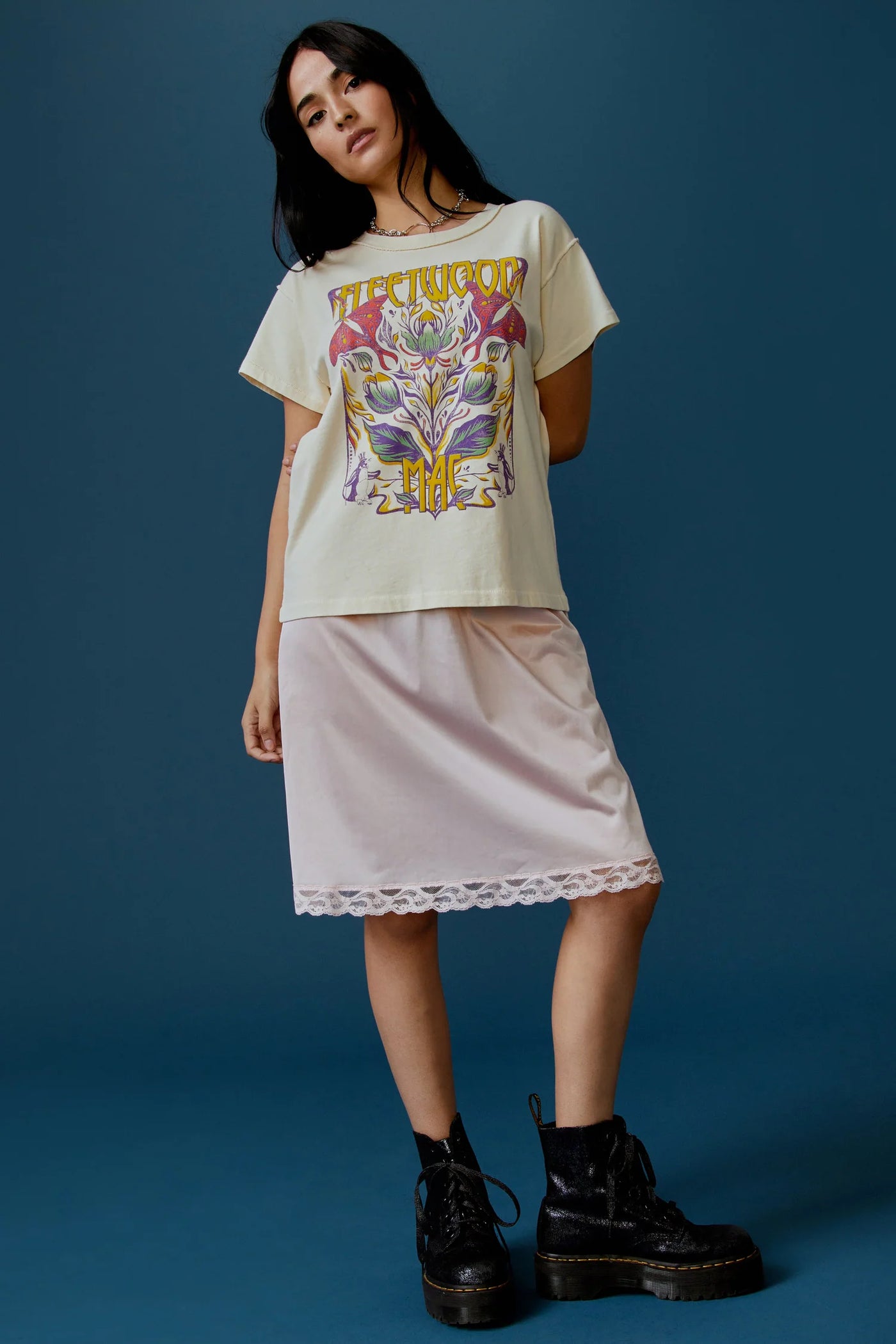 Fleetwood Mac Butterflies Reverse GF Tee | Daydreamer