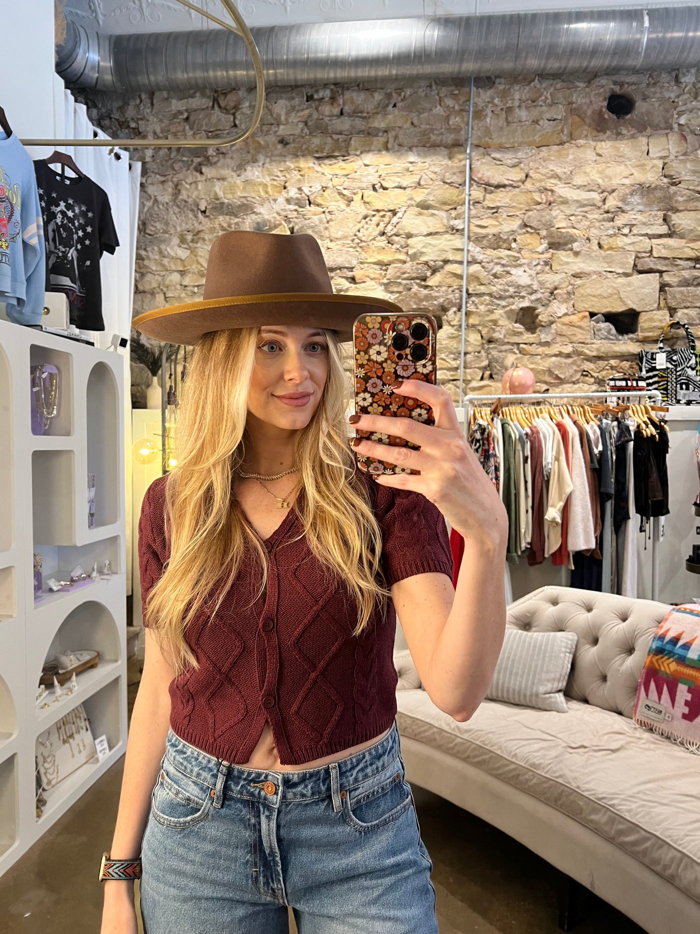 Short Sleeve Button Down Cardi