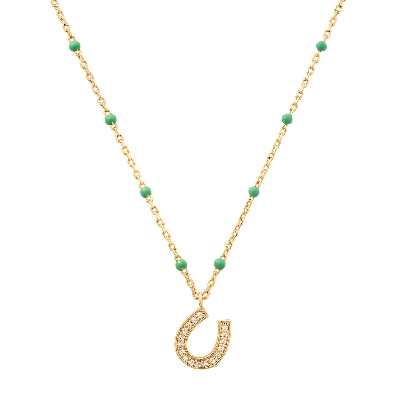 Horseshoe Charmful Pendent Necklace