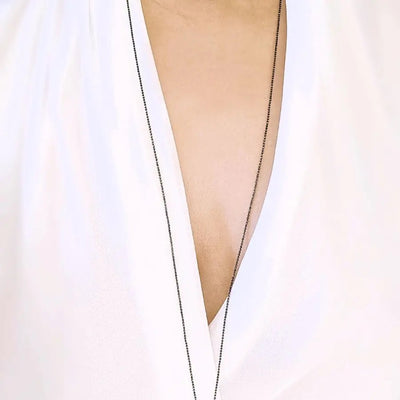 Rising Moon Locket Wrap Necklace