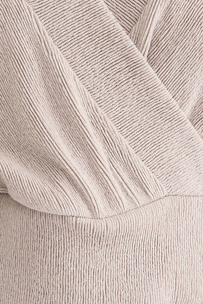 Gina Knit Surplice Top