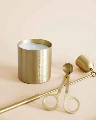 Sea Pines Holiday Brass Candle | Mer-Sea
