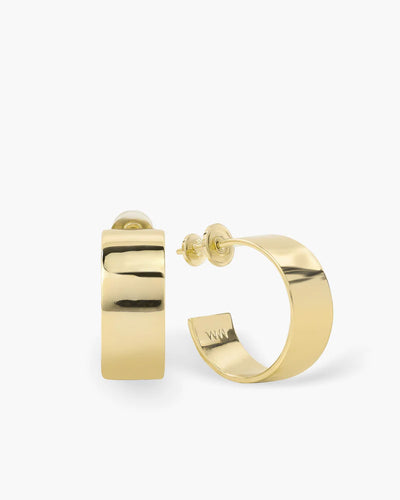 Atlas Hoops .75” | Melinda Maria