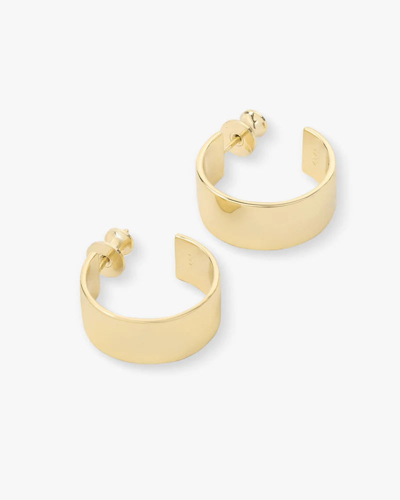 Atlas Hoops .75” | Melinda Maria