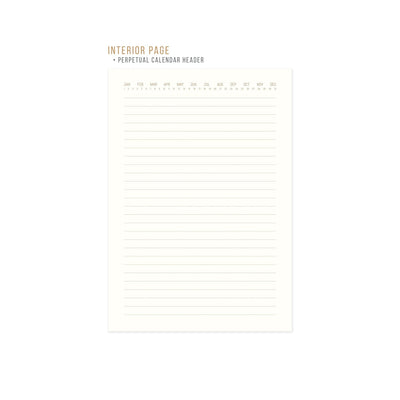 Hard Cover Suede Cloth Journal With Pocket