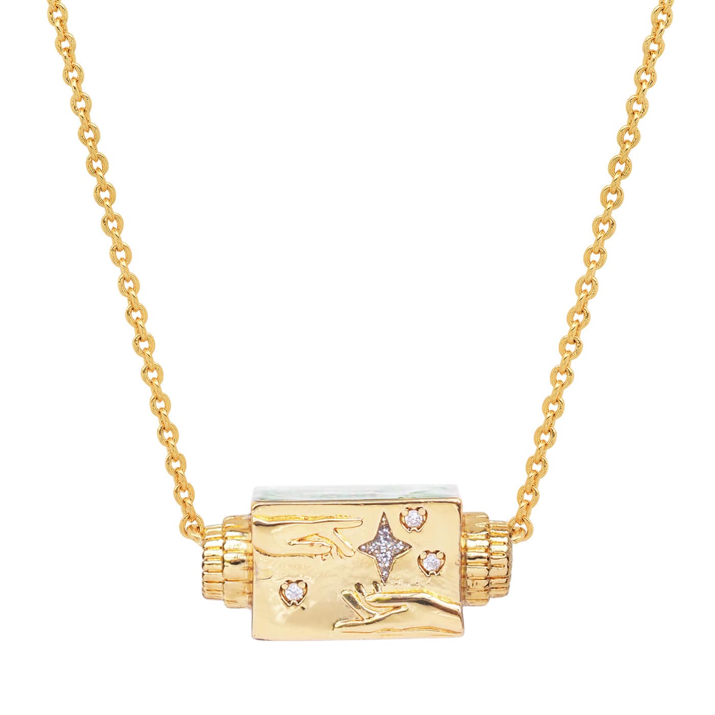 Love at First Sight Spinner Necklace