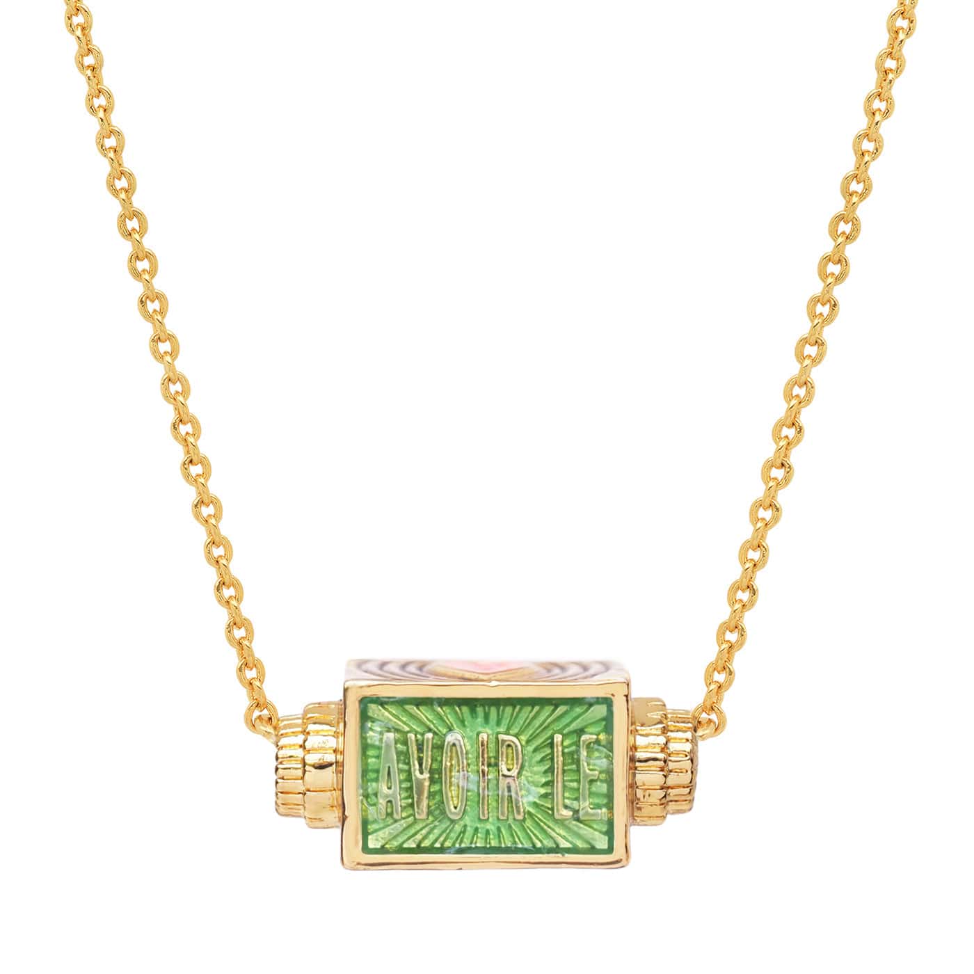 Love at First Sight Spinner Necklace
