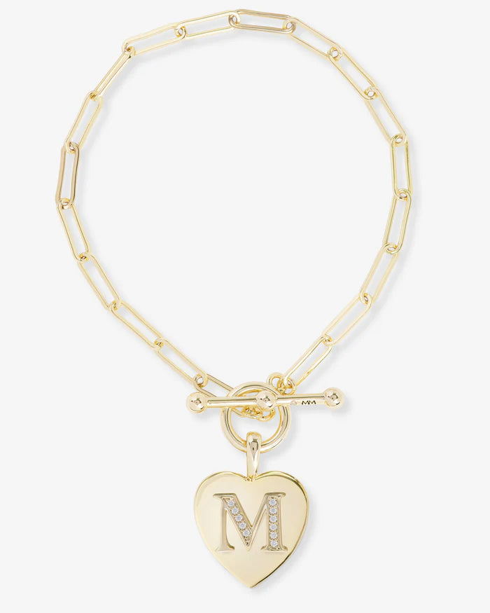 Baby Love Letters Charm Bracelet 6.5" | Melinda Maria