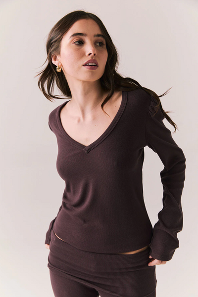 Chlo Espresso Long Sleeve