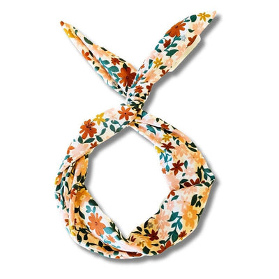 Boho Floral Wired Headband