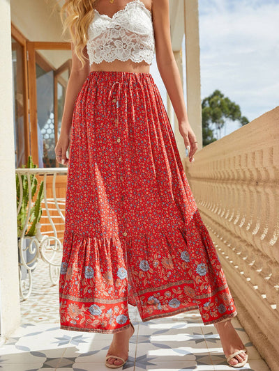 Floral Maxi Skirt