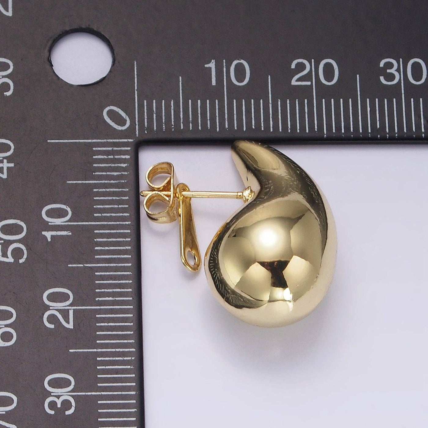 14K Gold Filled Chunky Teardrop Stud