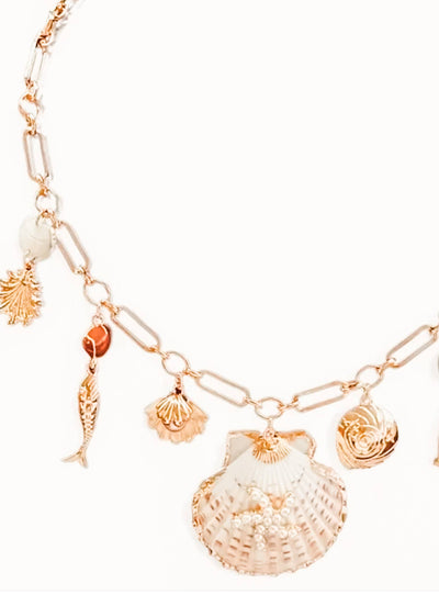 By The Bay-Shell- Statement Necklace
