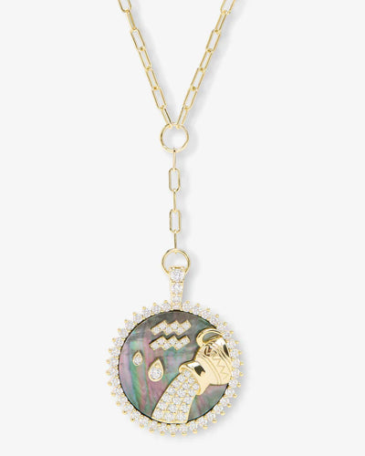 Zodiac Medallion Necklace | Melinda Maria