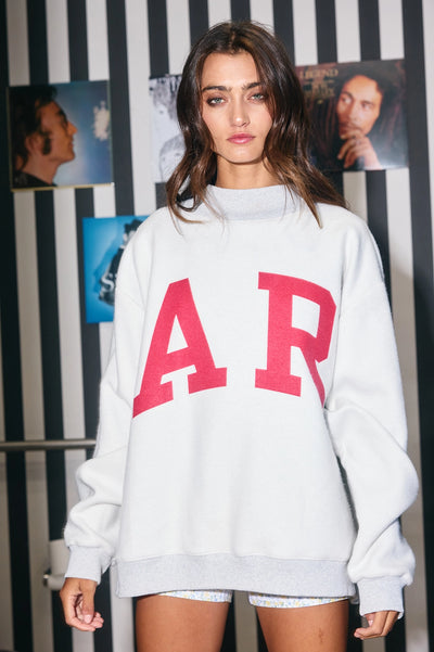 Arkansas Reversible Mock Neck Sweatshirt