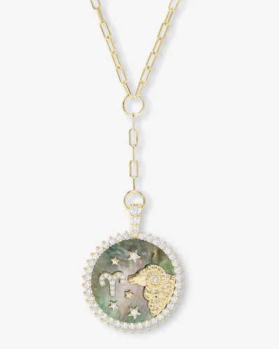 Zodiac Medallion Necklace | Melinda Maria