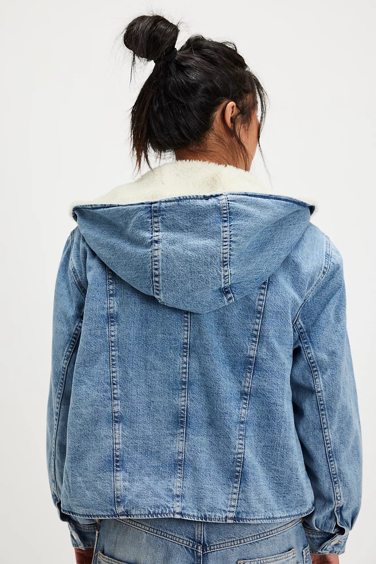 Asher Cozy Denim Jacket | Free People
