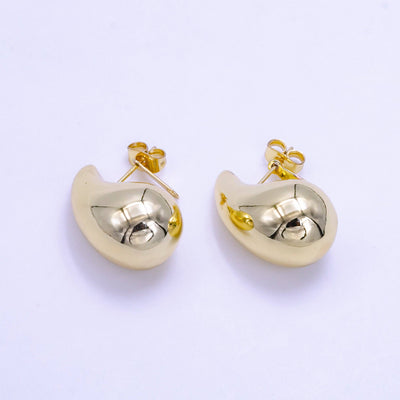 14K Gold Filled Chunky Teardrop Stud