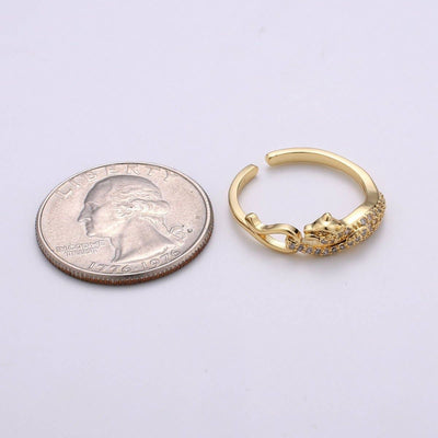 Adjustable Panther Loop Ring
