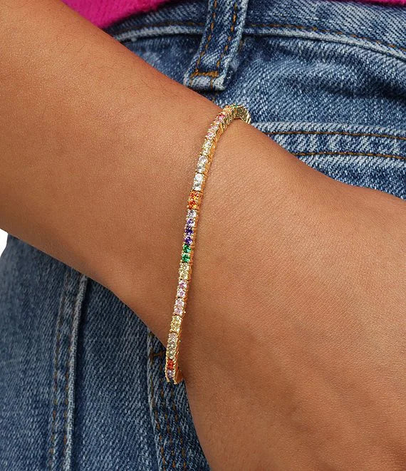 Baby Heiress Tennis Bracelet 6.5" | Melinda Maria