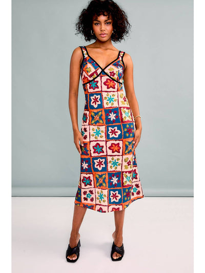 Motif Midi Dress
