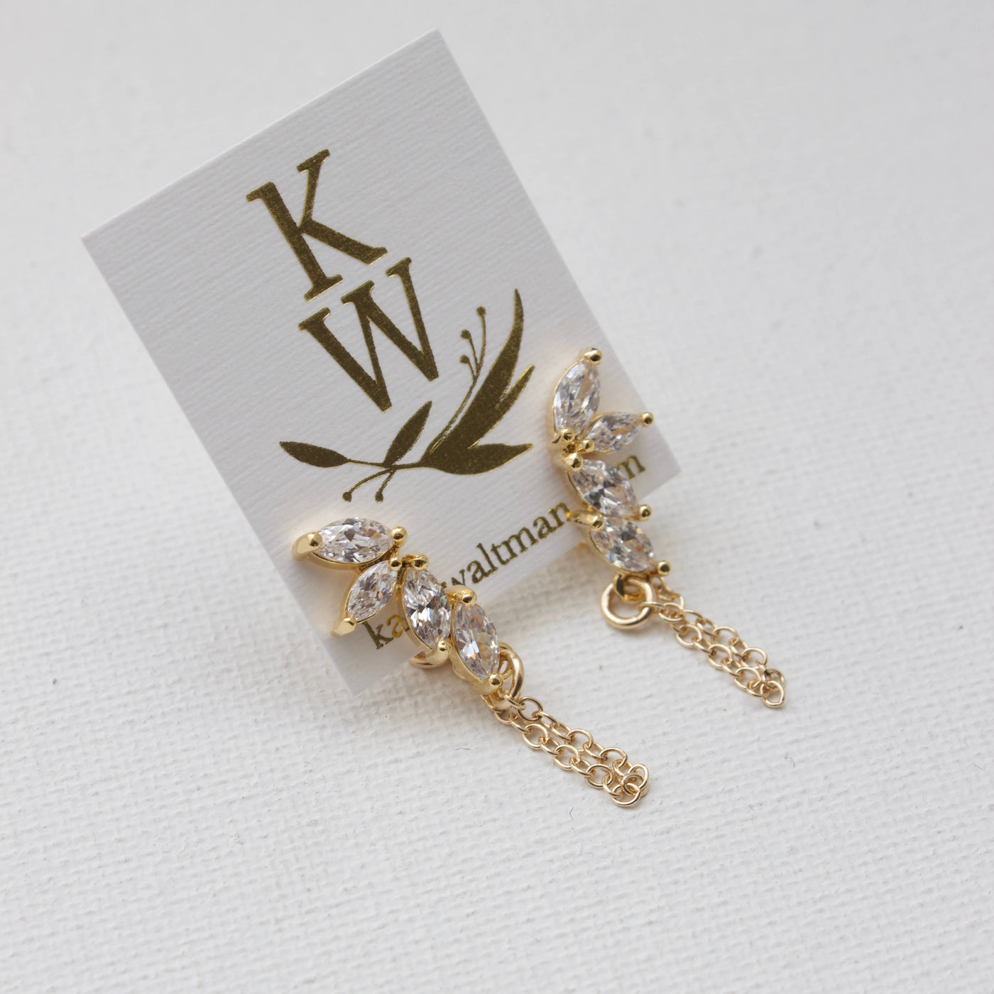 Marquise Chain Earrings