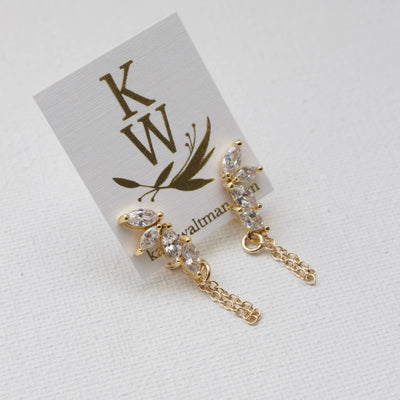 Marquise Chain Earrings