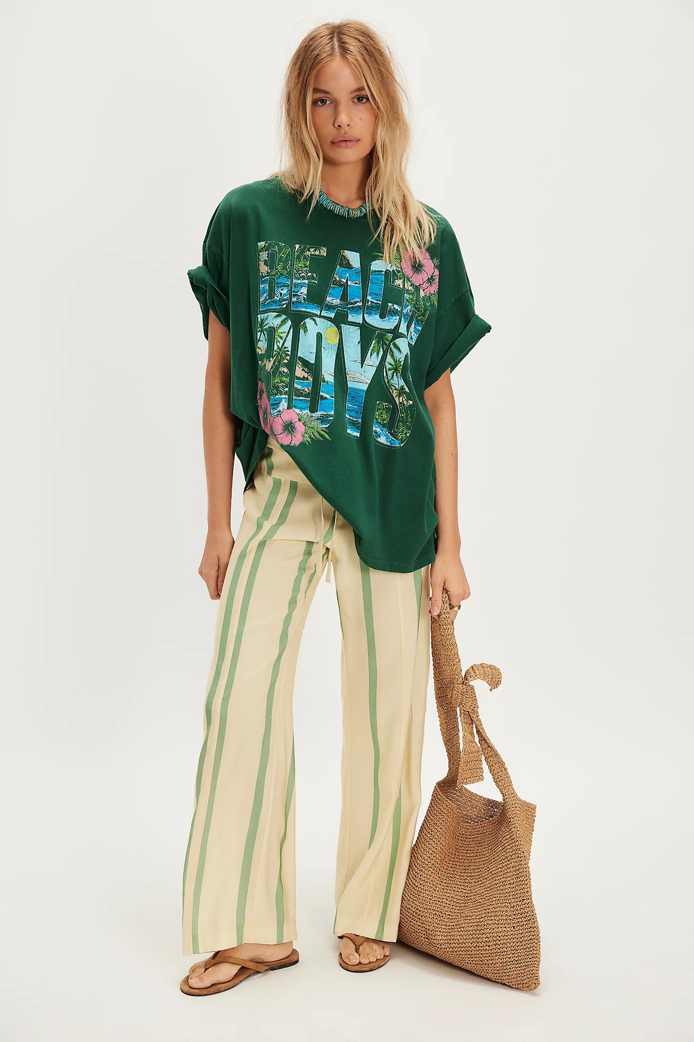 The Beach Boys Tropical Stack OS Tee