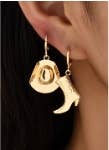 These Boots/Hat Earrings