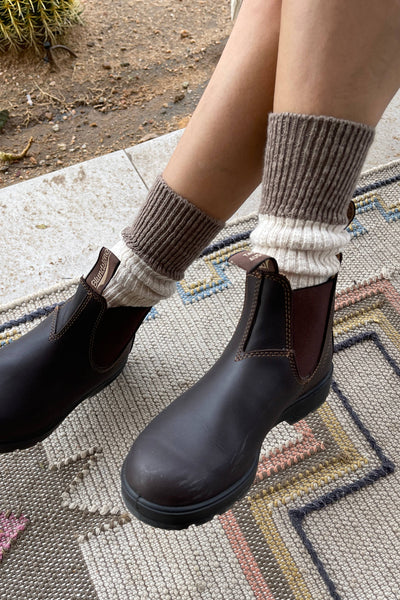 Color Block Cottage Socks