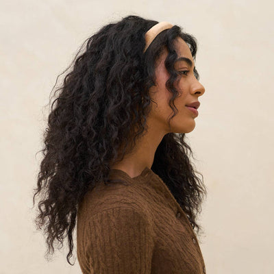 Cream and Camel Satin & Velvet Headbands