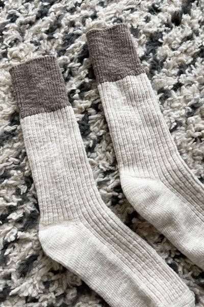 Color Block Cottage Socks