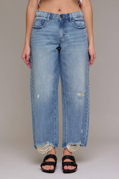 MidRise Baggy Crop Jean
