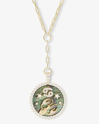 Zodiac Medallion Necklace | Melinda Maria
