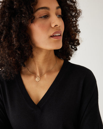 Catalina V-Neck Sweater | Mersea