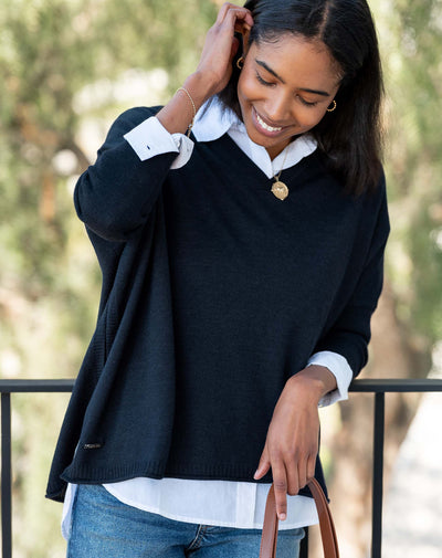 Catalina V-Neck Sweater | Mersea