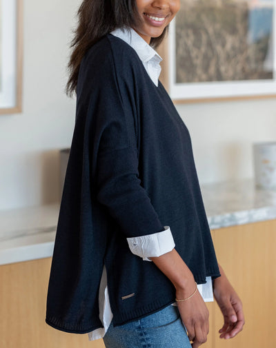 Catalina V-Neck Sweater | Mersea