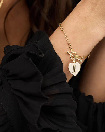 Baby Love Letters Charm Bracelet 6.5" | Melinda Maria