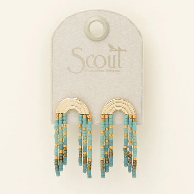 Chromacolor Miyuki Rainbow Fringe Earring