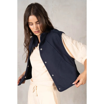 Cotton Loop Terry Vest