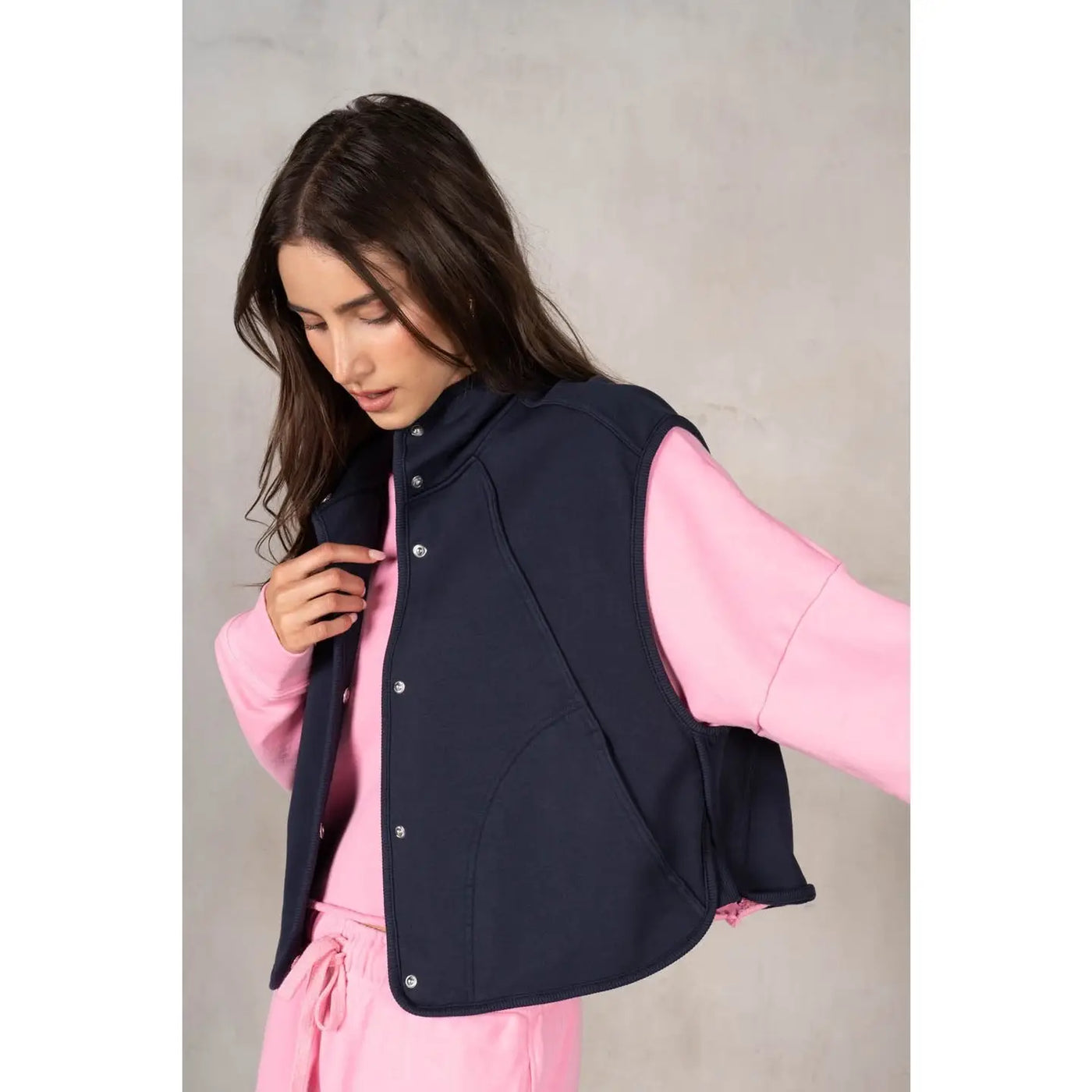 Cotton Loop Terry Vest