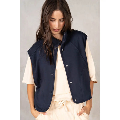 Cotton Loop Terry Vest